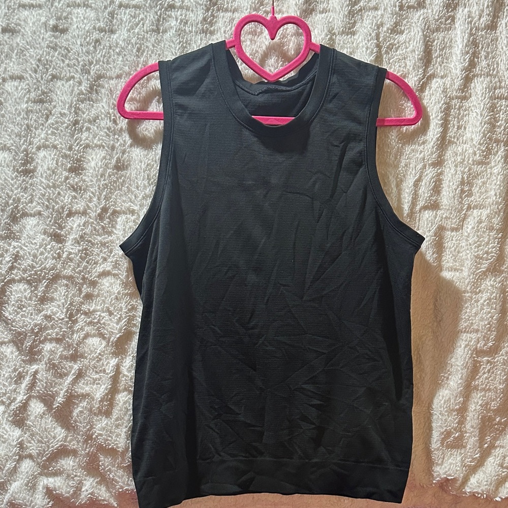lululemon athletica Black Sleeveless Crew Tank
